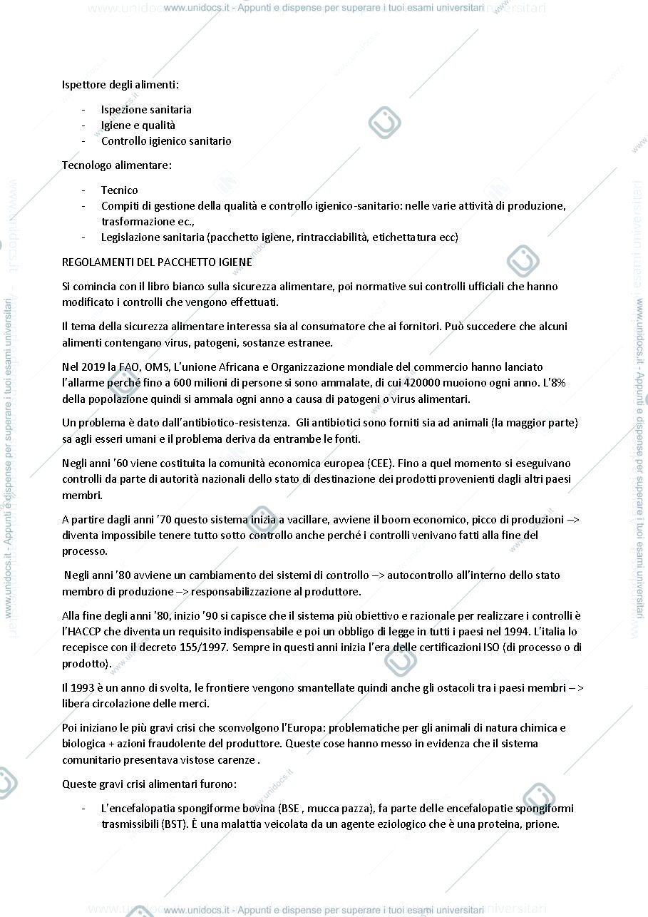 Anteprima pagina 2 — Ispezioni degli alimenti