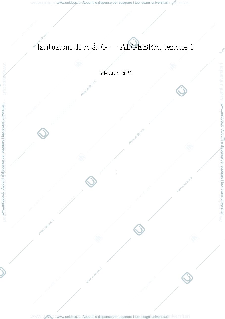 Anteprima pagina 1 — slide