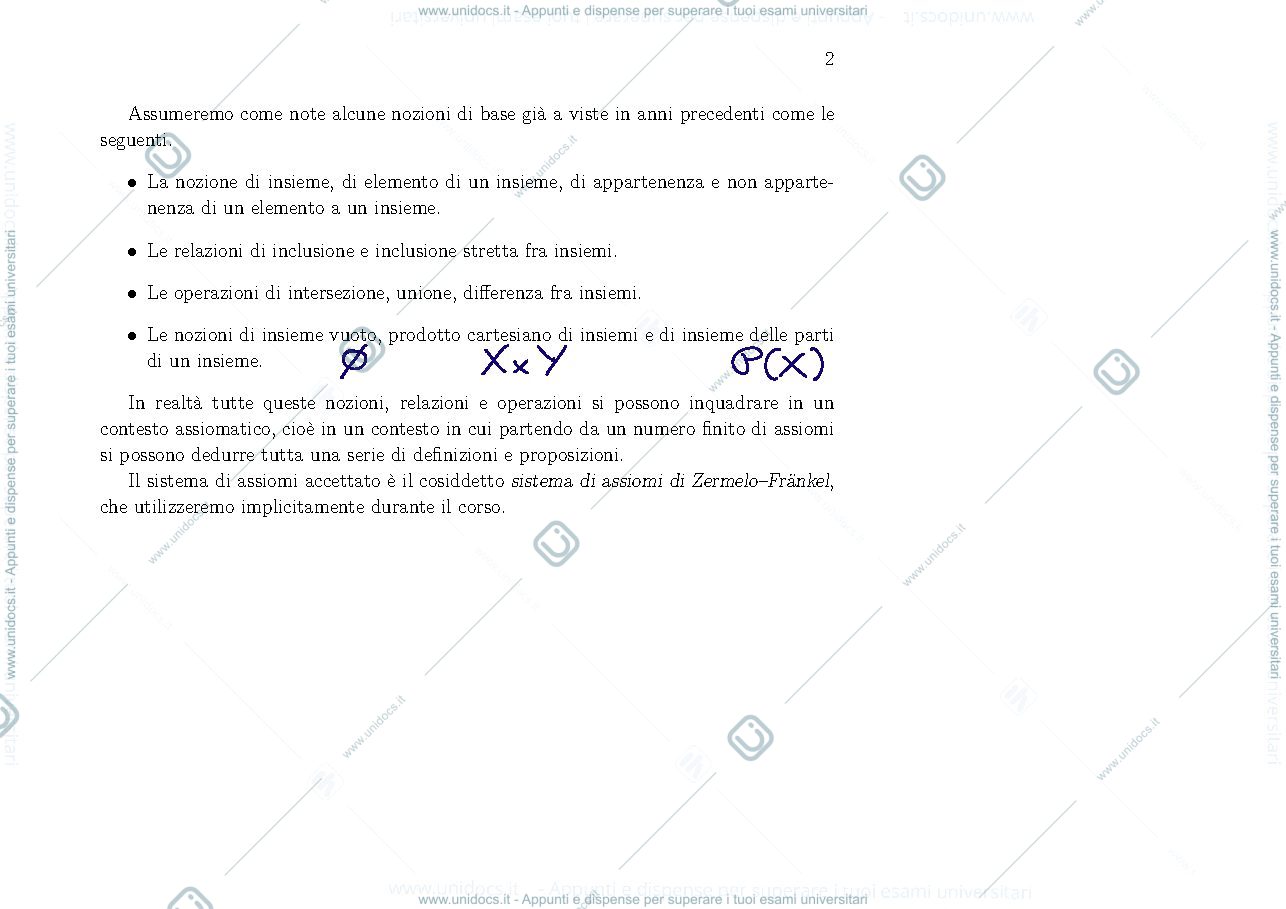 Anteprima pagina 2 — Appunti Algebra
