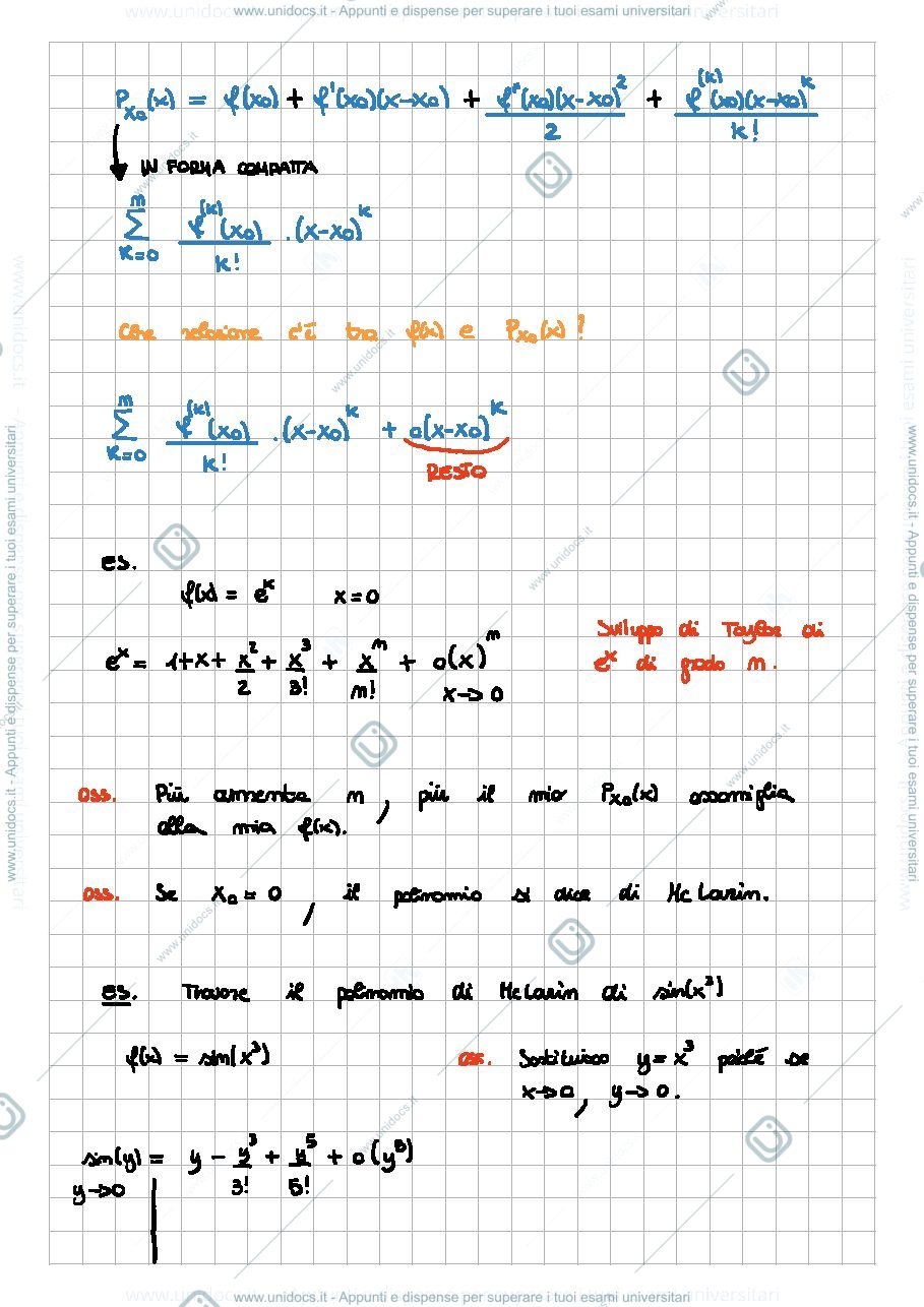 Anteprima pagina 2 — Formula di Taylor