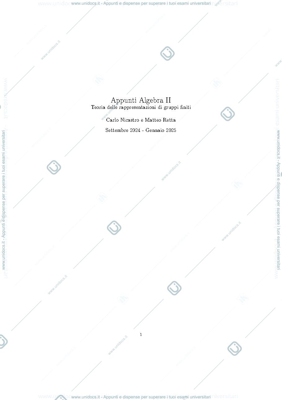 Anteprima pagina 1 — notes first part