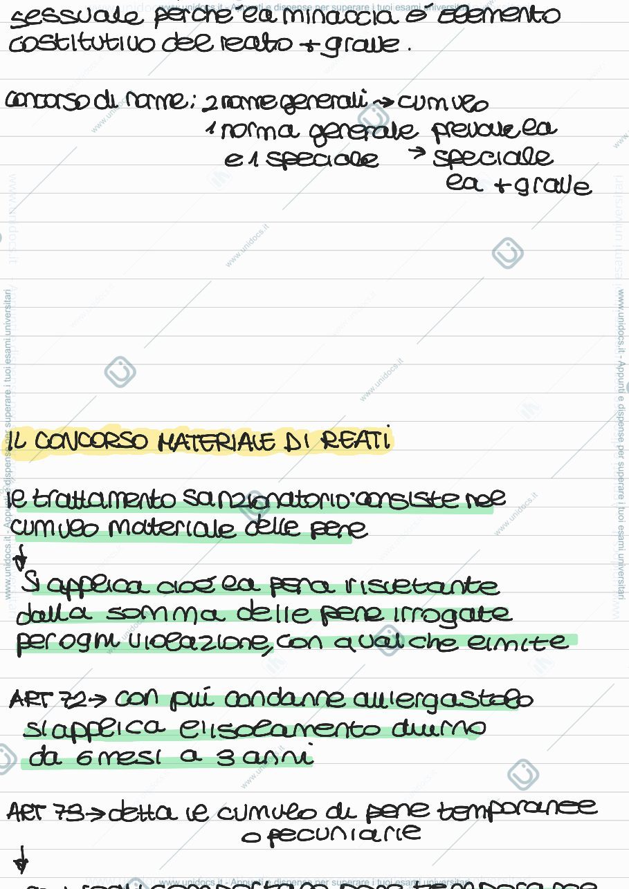 Anteprima pagina 3 — Concorso di reati, cause di estinzione della pena e dei reati