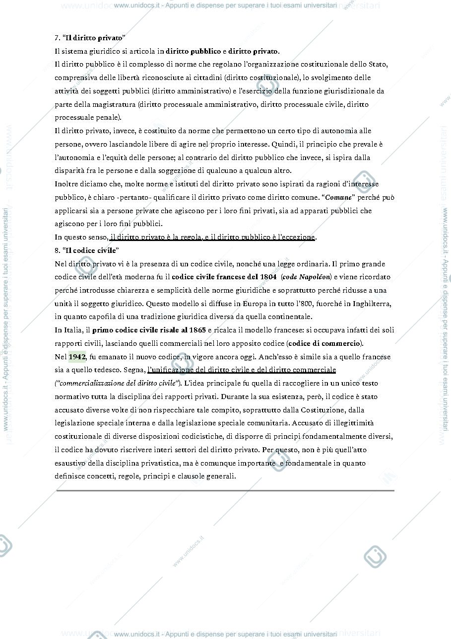Anteprima pagina 4 — ISTITUZIONI DI DIRITTO PRIVATO - riassunto manuale