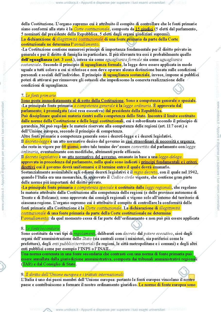 Anteprima pagina 4 — istituzioni di diritto privato e di famiglia