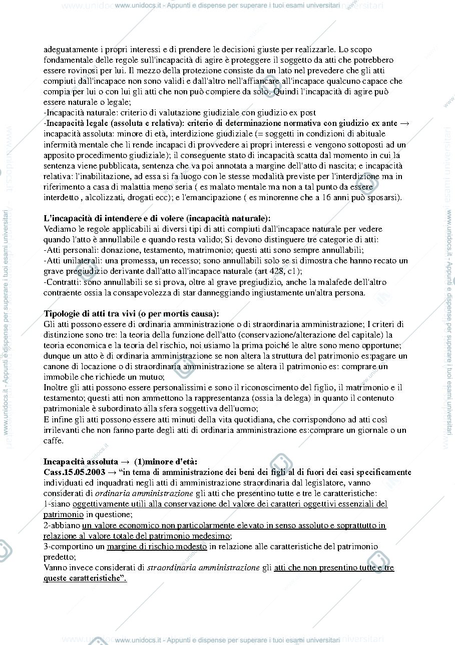 Anteprima pagina 5 — Riassunti Diritto Privato