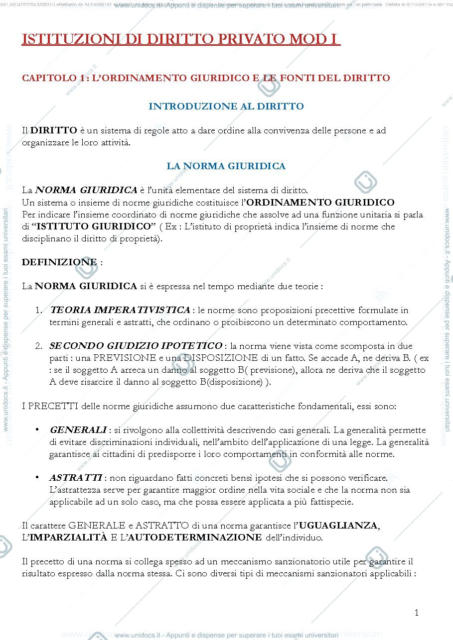 Anteprima pagina 1 — domande esame