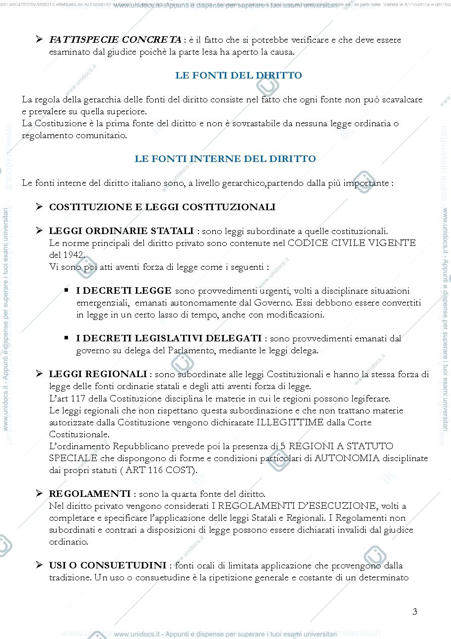 Anteprima pagina 3 — domande esame