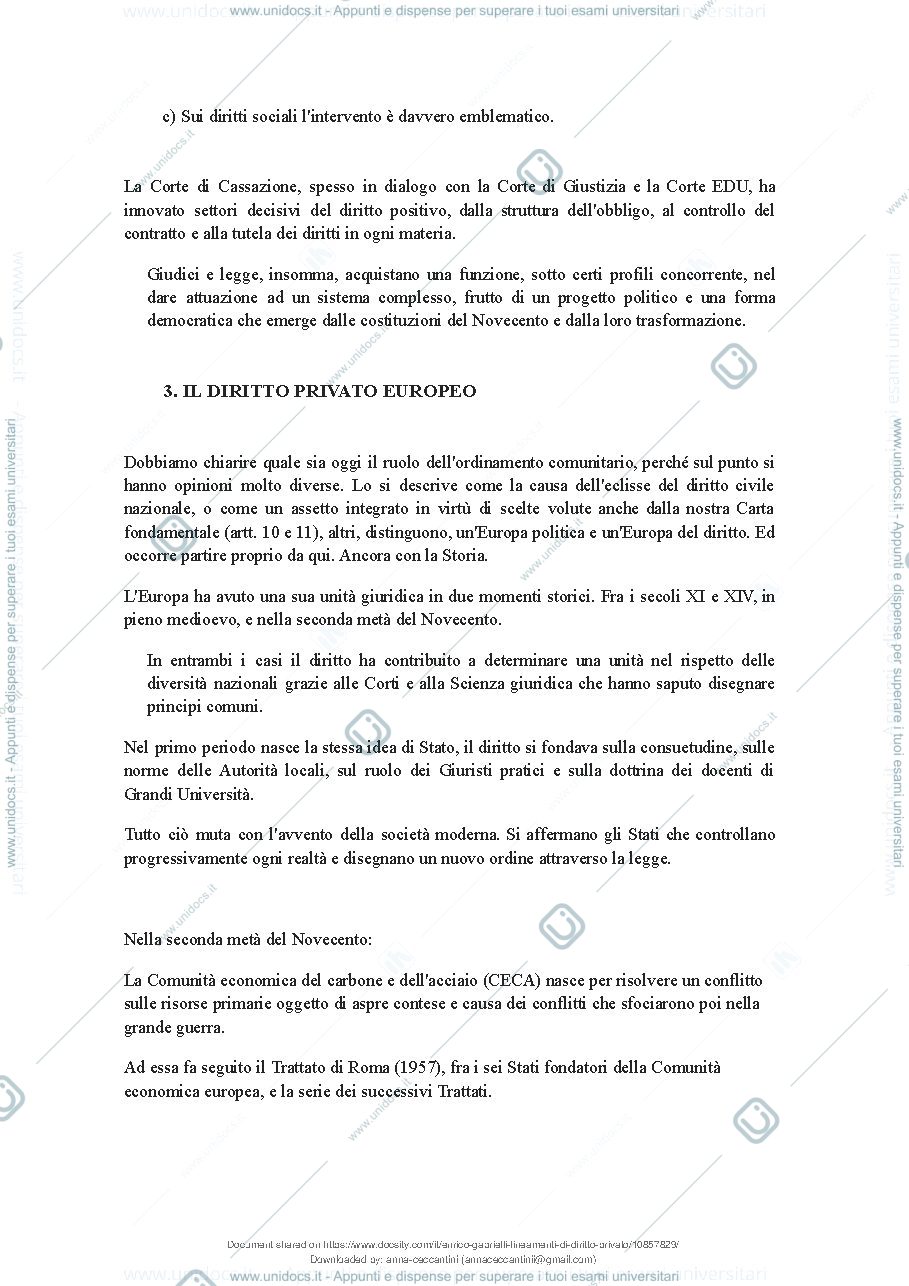 Anteprima pagina 3 — Diritto privato