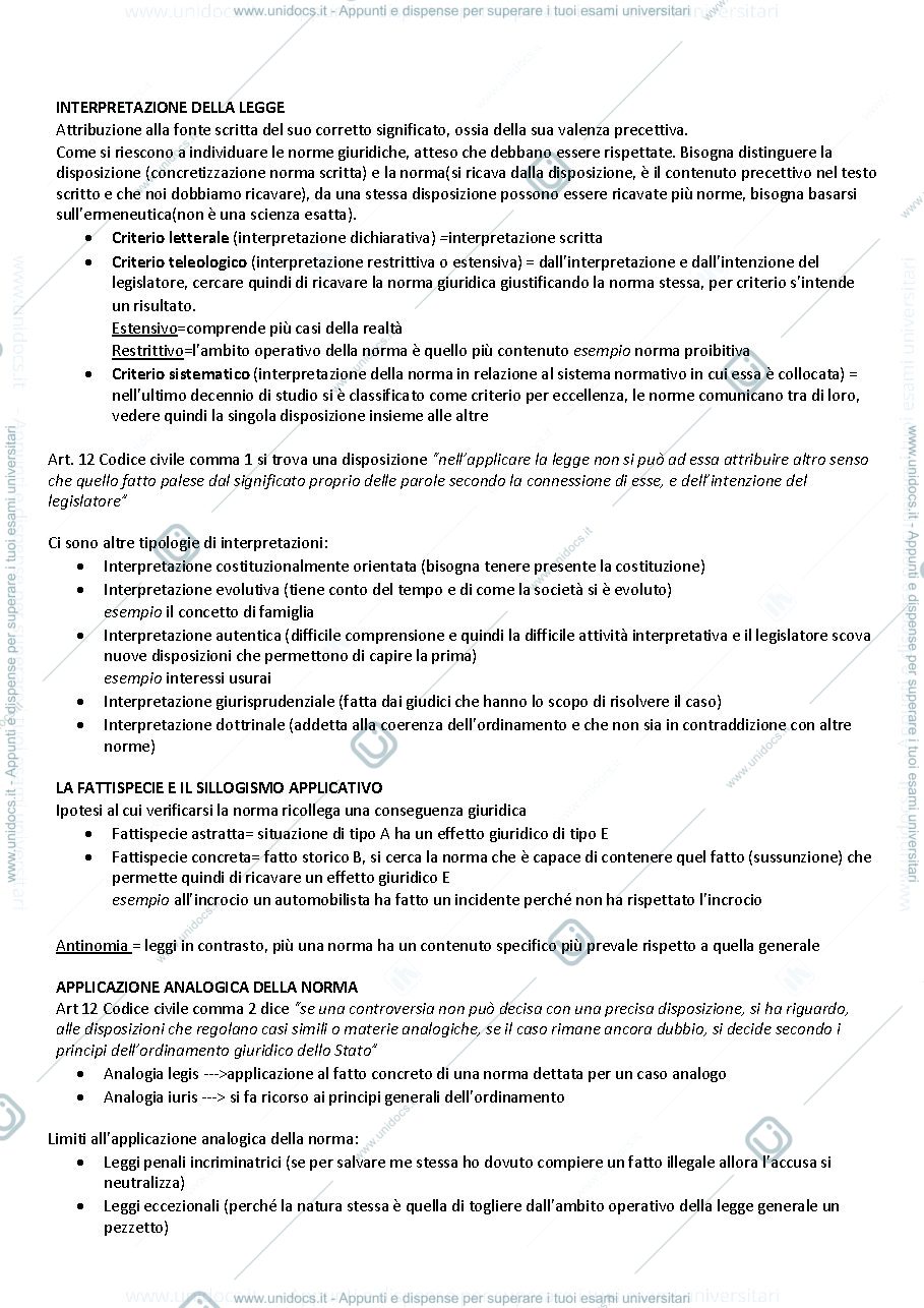 Anteprima pagina 4 — Diritto privato 