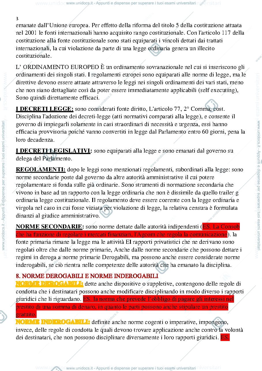 Anteprima pagina 3 — Diritto privato
