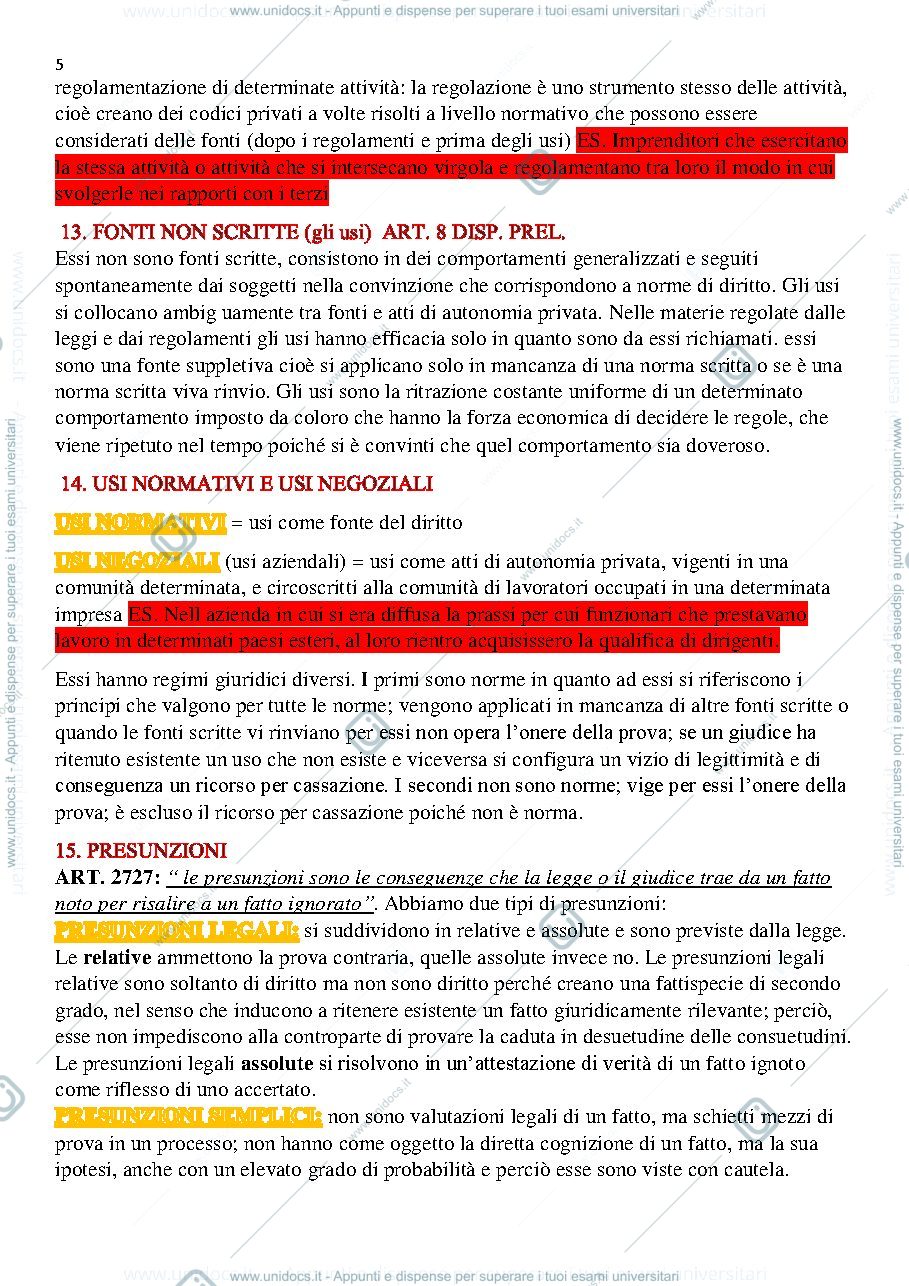 Anteprima pagina 5 — Diritto privato