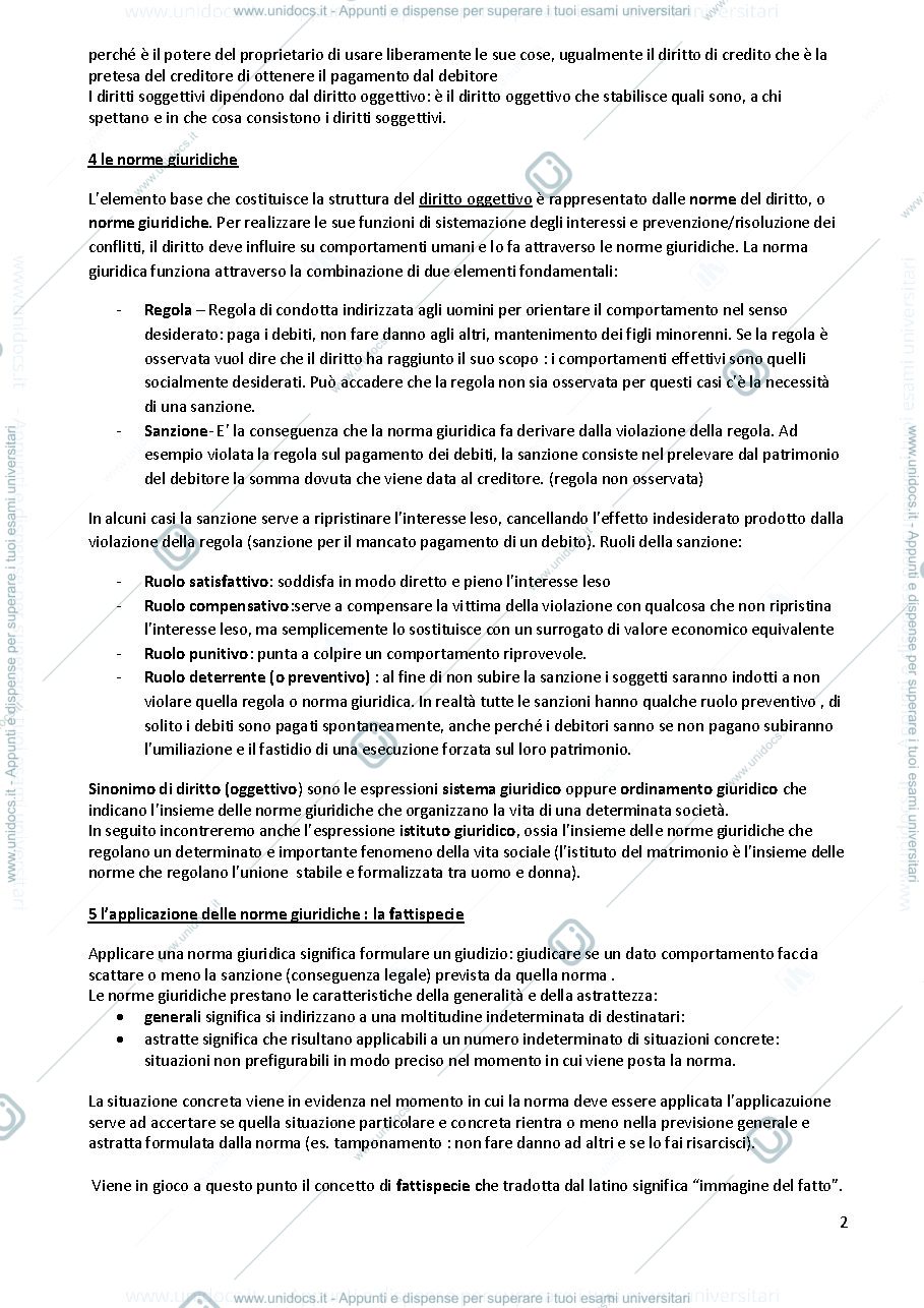 Anteprima pagina 2 — Diritto privato 