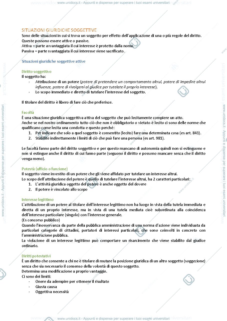 Anteprima pagina 2 — Riassunto diritto privato 