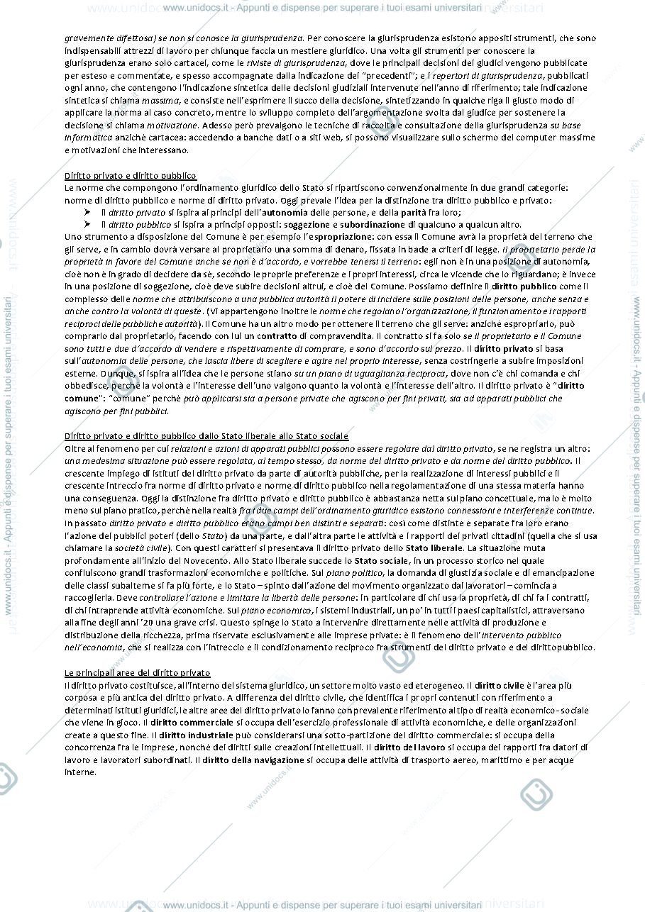 Anteprima pagina 4 — appunti diritto privato