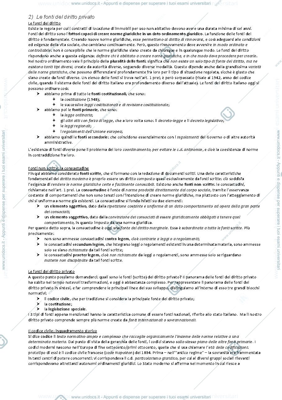 Anteprima pagina 5 — appunti diritto privato