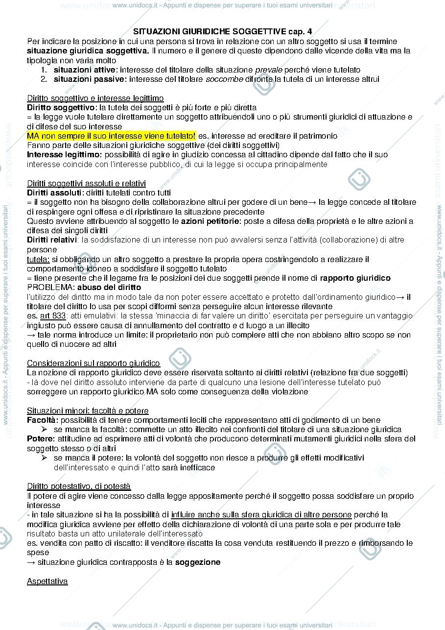 Anteprima pagina 1 — Istituzione del diritto privato