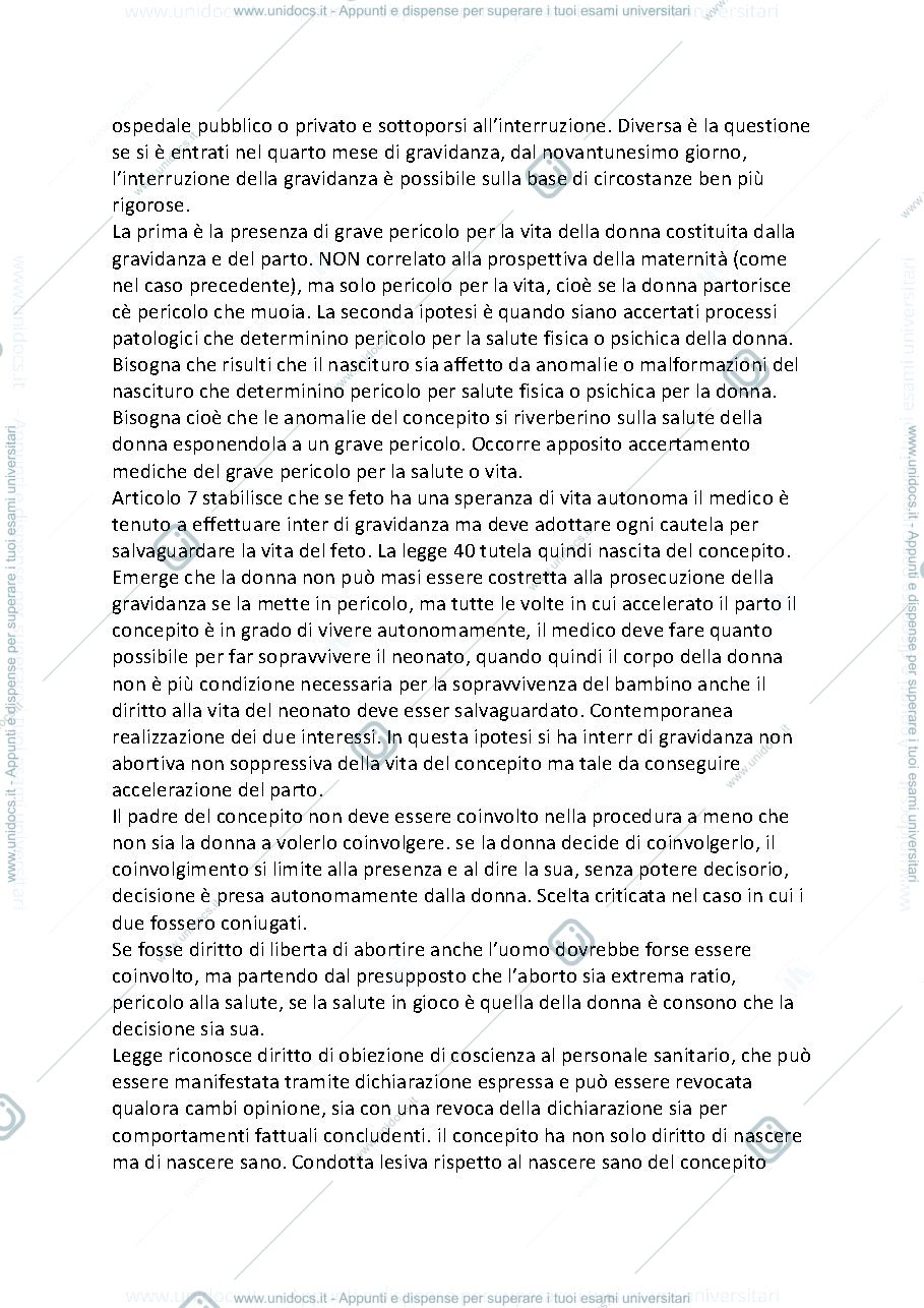 Anteprima pagina 2 — diritto privato primo semestre
