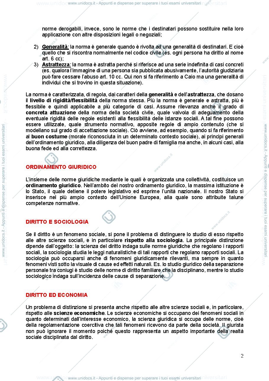 Anteprima pagina 2 — Diritto privato