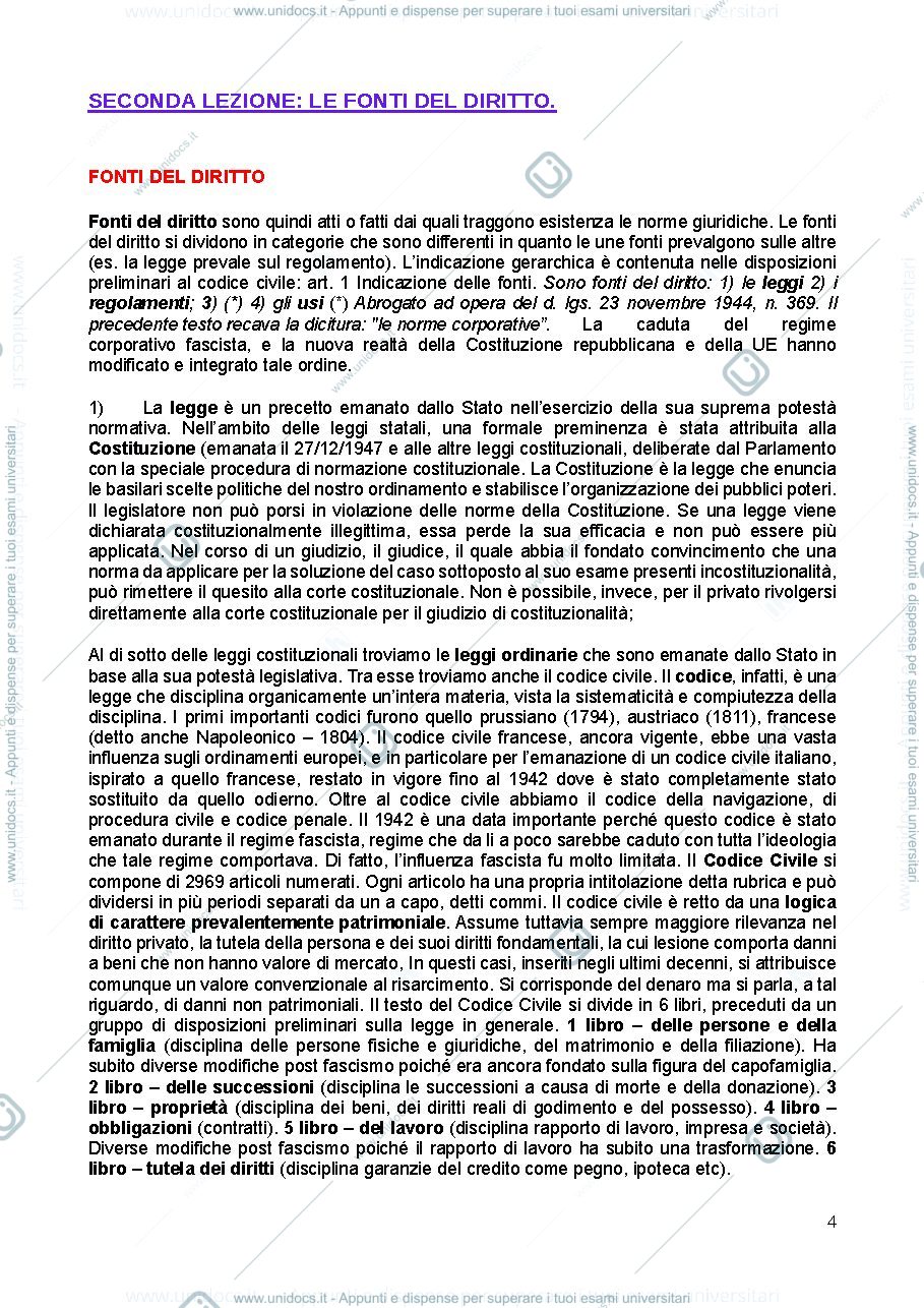 Anteprima pagina 4 — Diritto privato