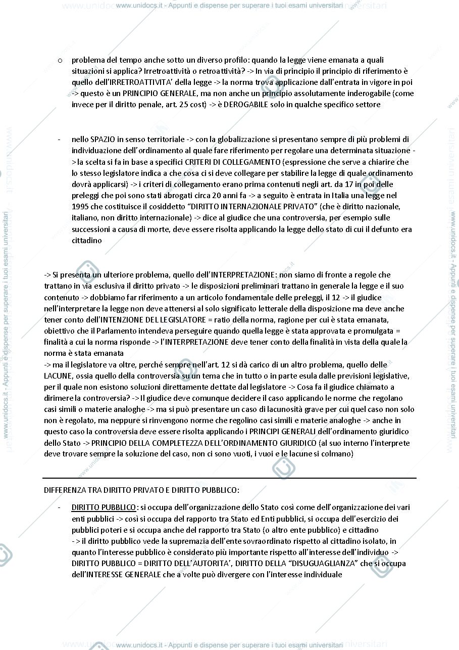 Anteprima pagina 3 — Appunti Lezioni Diritto Privato 1