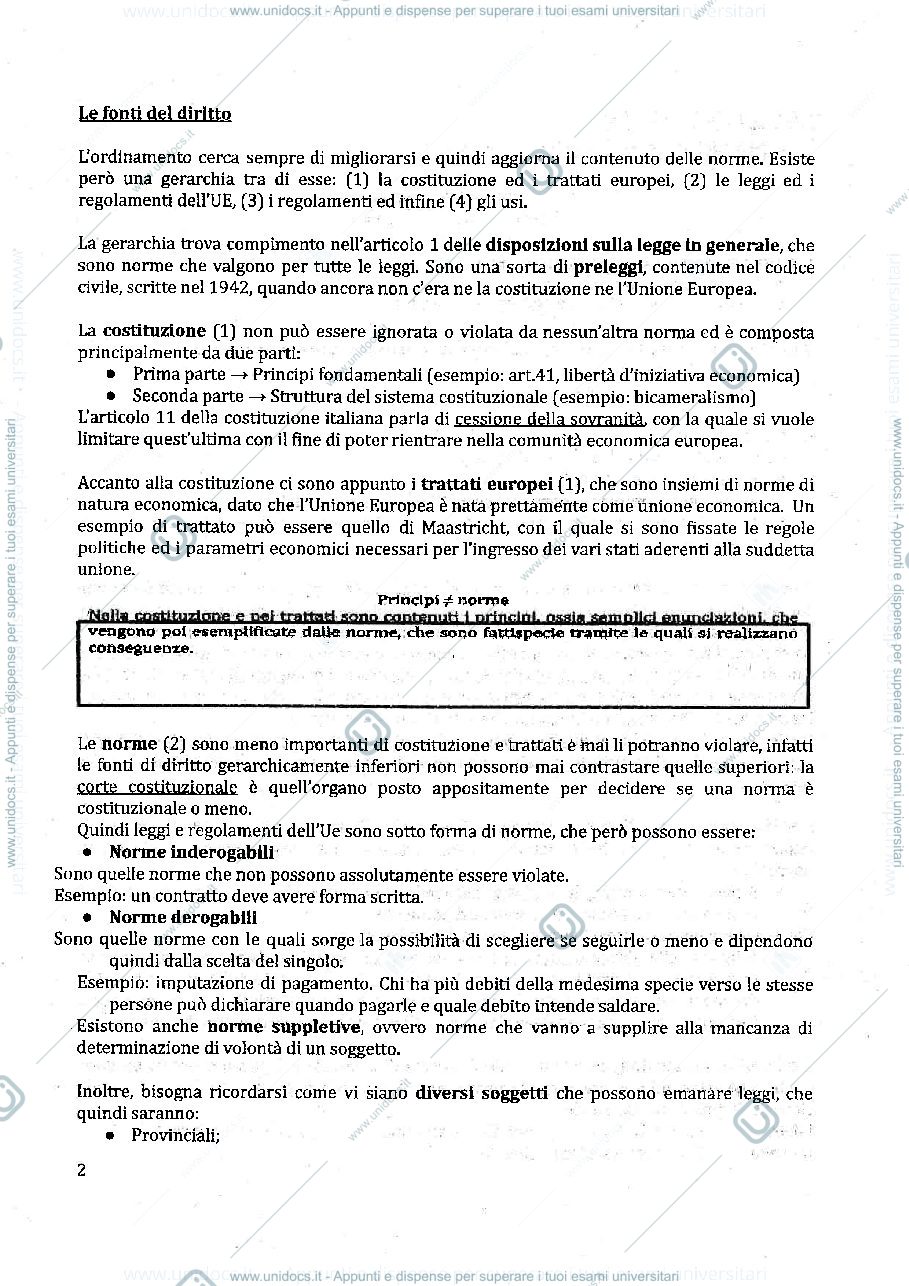 Anteprima pagina 2 — Diritto privato