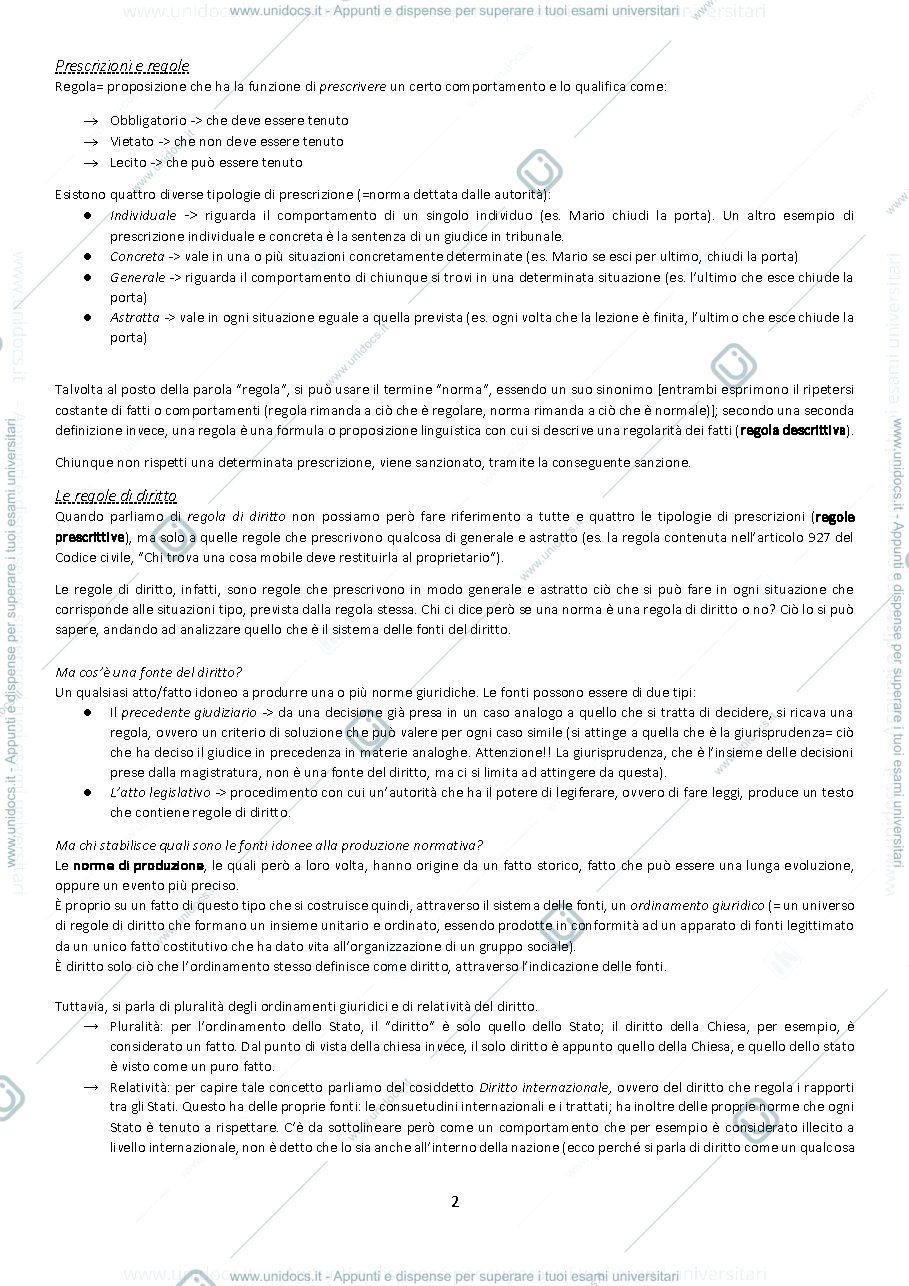 Anteprima pagina 2 — Appunti diritto privato
