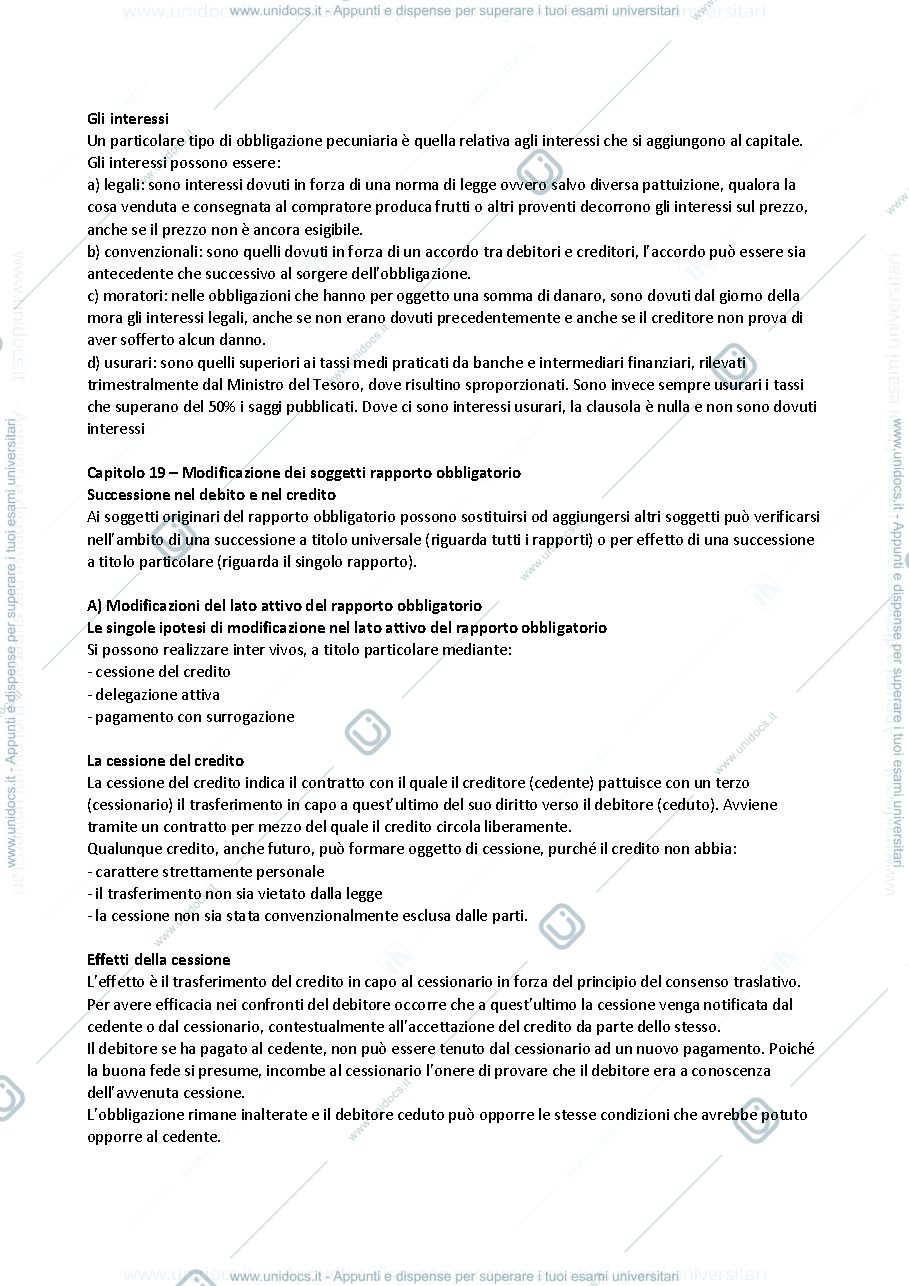 Anteprima pagina 3 — Le obbligazioni