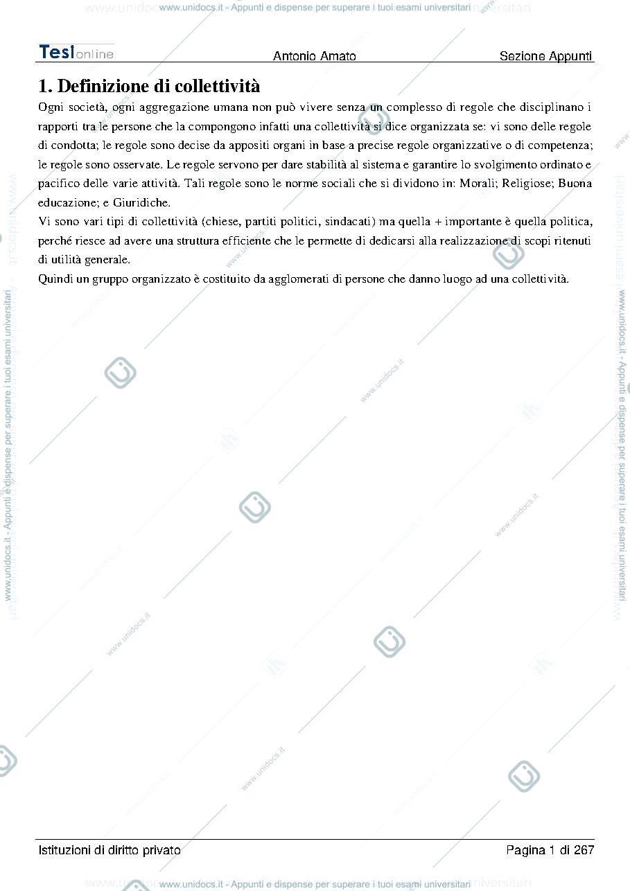Anteprima pagina 2 — Principi di base delle istituzioni di diritto privato. (giurisprudenza).