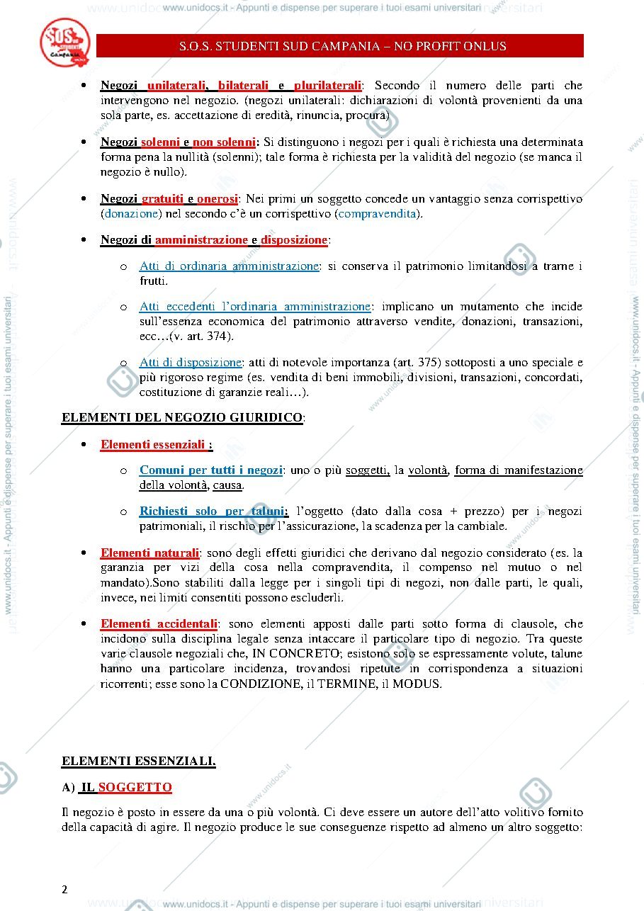Anteprima pagina 2 — manuale di diritto privato