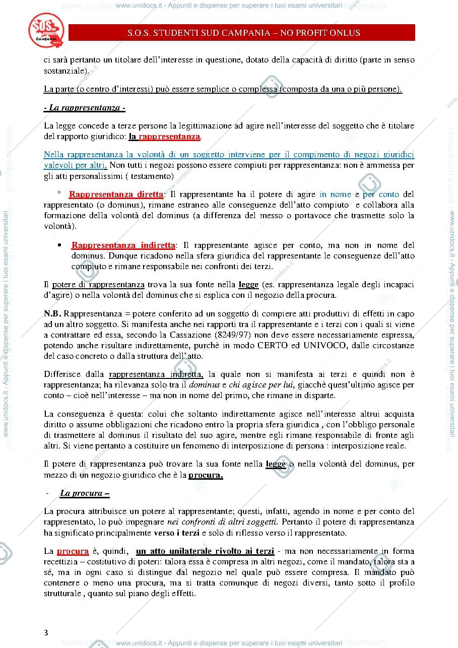 Anteprima pagina 3 — manuale di diritto privato