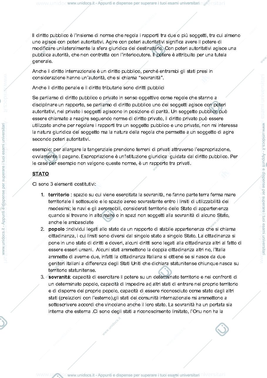 Anteprima pagina 2 — prima parte diritto pubblico