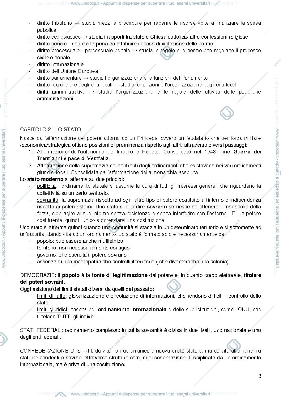 Anteprima pagina 3 — Riassunto manuale Barbera fusaro