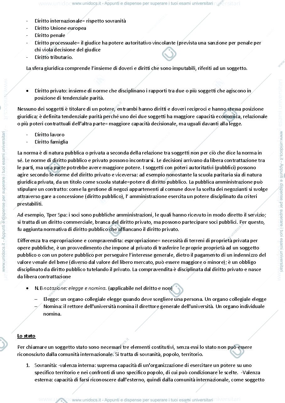 Anteprima pagina 2 — Appunti diritto pubblico