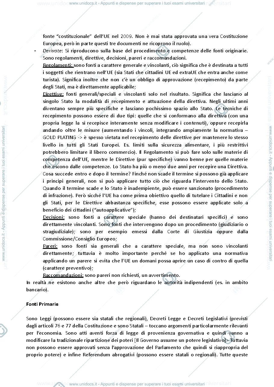 Anteprima pagina 3 — Appunti di Istituzioni di diritto pubblico del prof. Laus