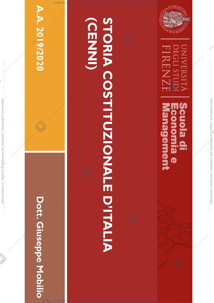 Anteprima pagina 2 — storia costituzionale d'italia