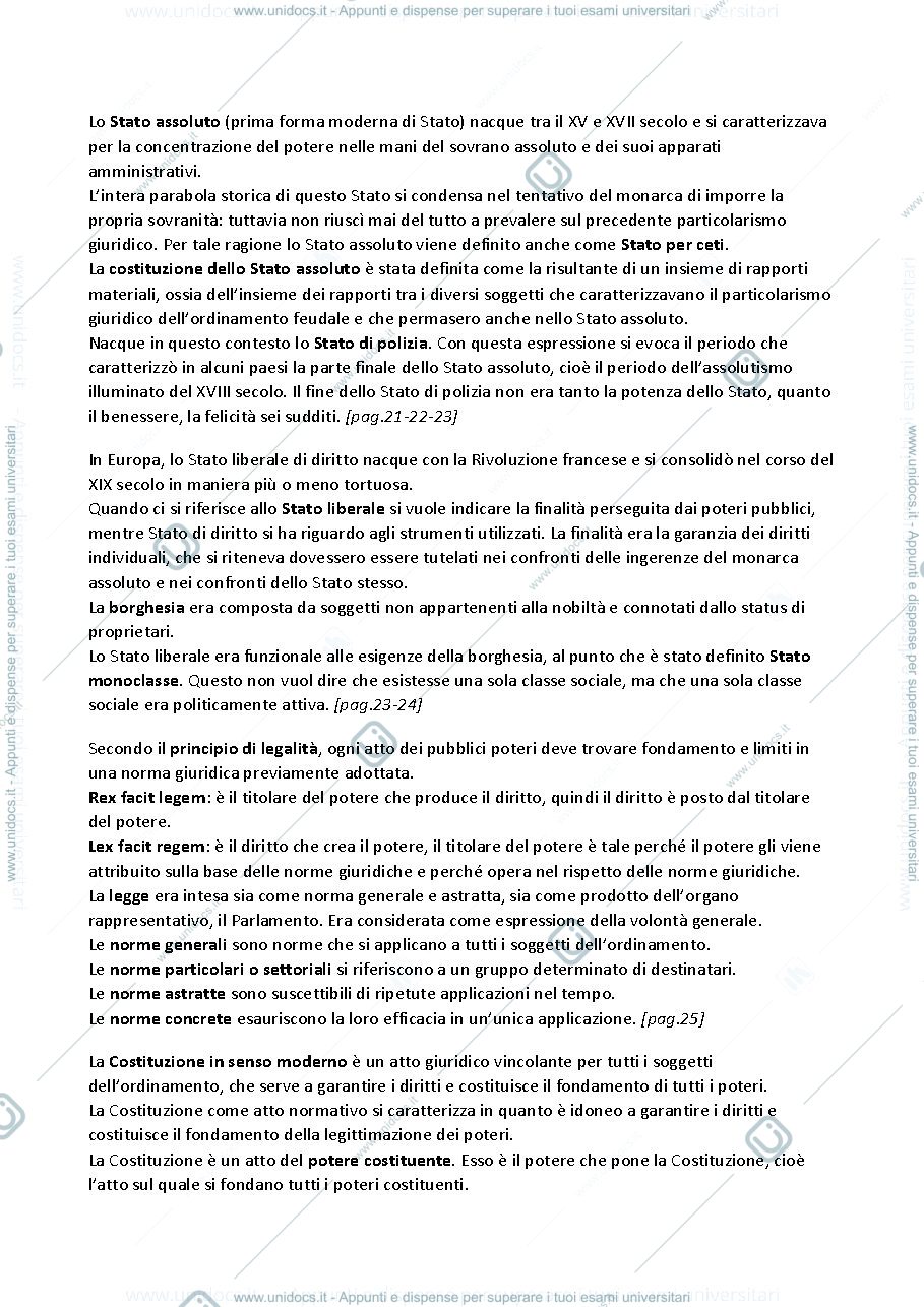 Anteprima pagina 2 — Riassunto di diritto pubblico