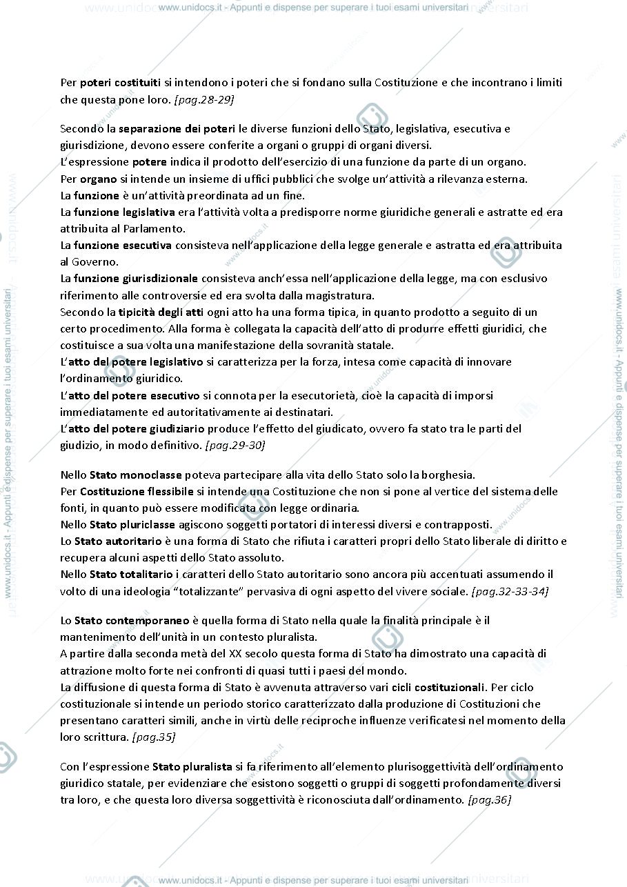 Anteprima pagina 3 — Riassunto di diritto pubblico