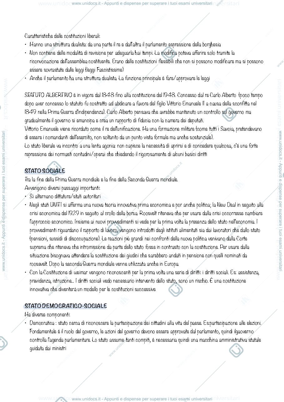 Anteprima pagina 3 — Diritto costituzione Uninib
