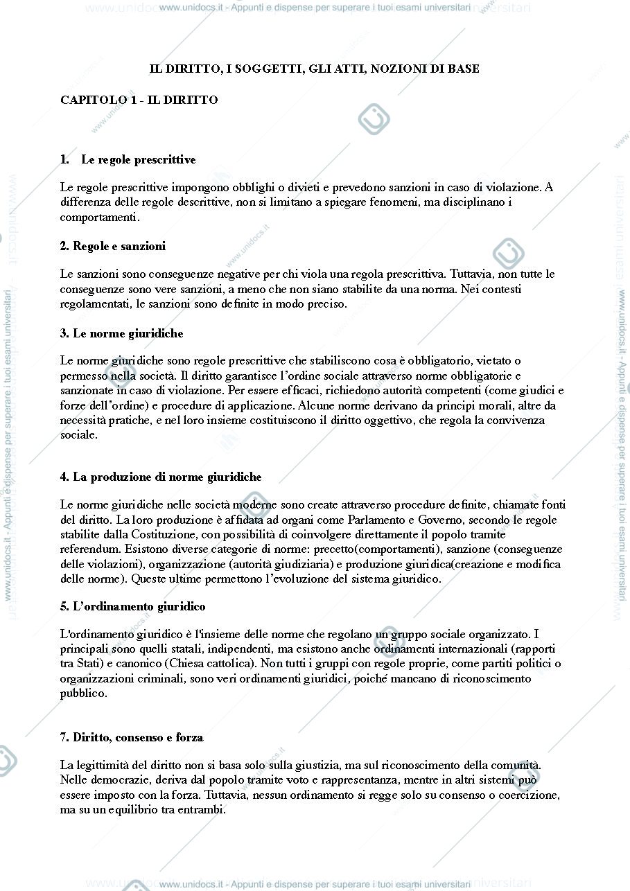 Anteprima pagina 1 — riassunto libro di diritto pubblico 