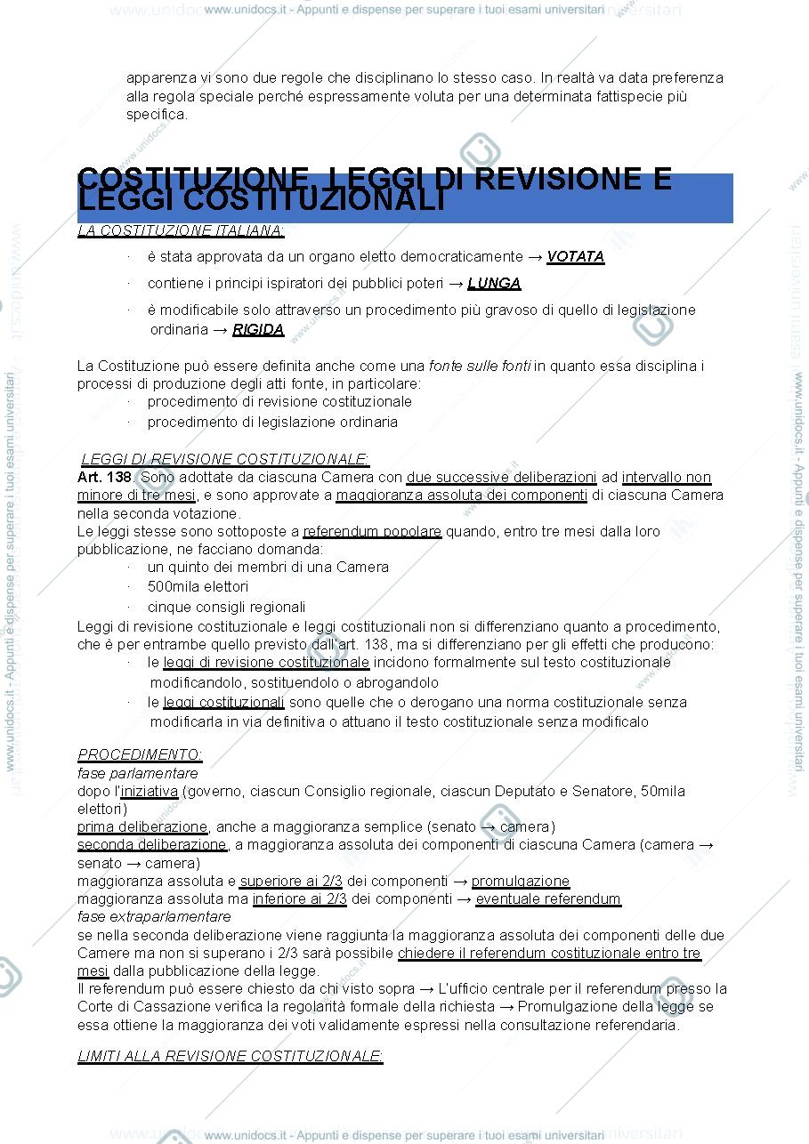 Anteprima pagina 3 — appunti completi istituzioni di diritto pubblico a.a. 2021/22 prof. Gerotto