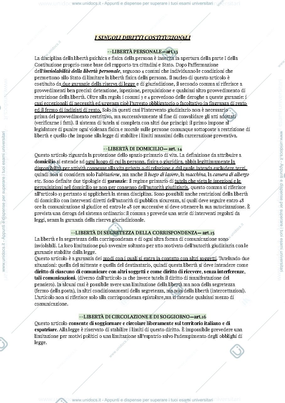 Anteprima pagina 4 — Riassunto capitoli VI-XIII libro "Introduzione allo studio del diritto pubblico e delle sue fonti"