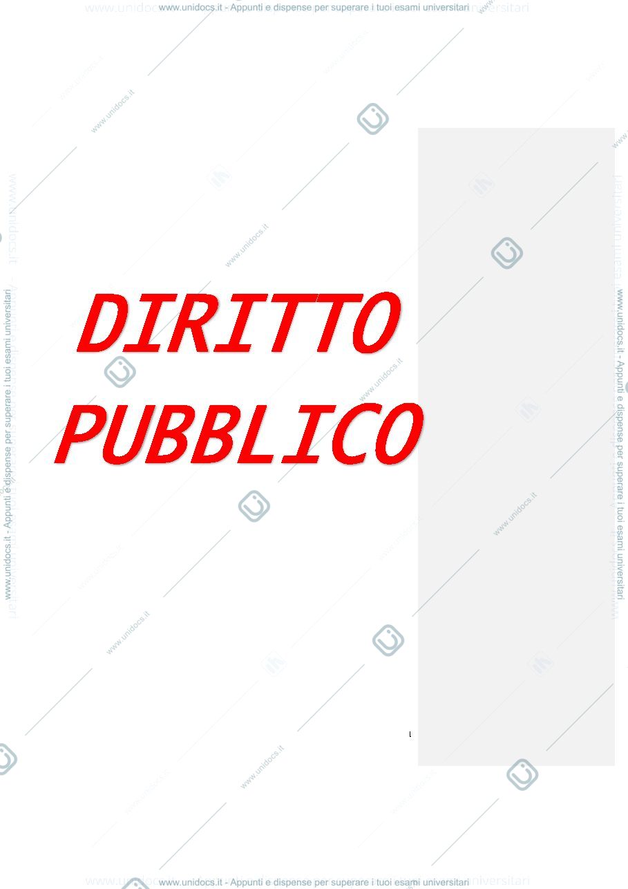 Anteprima pagina 1 — diritto pubblico