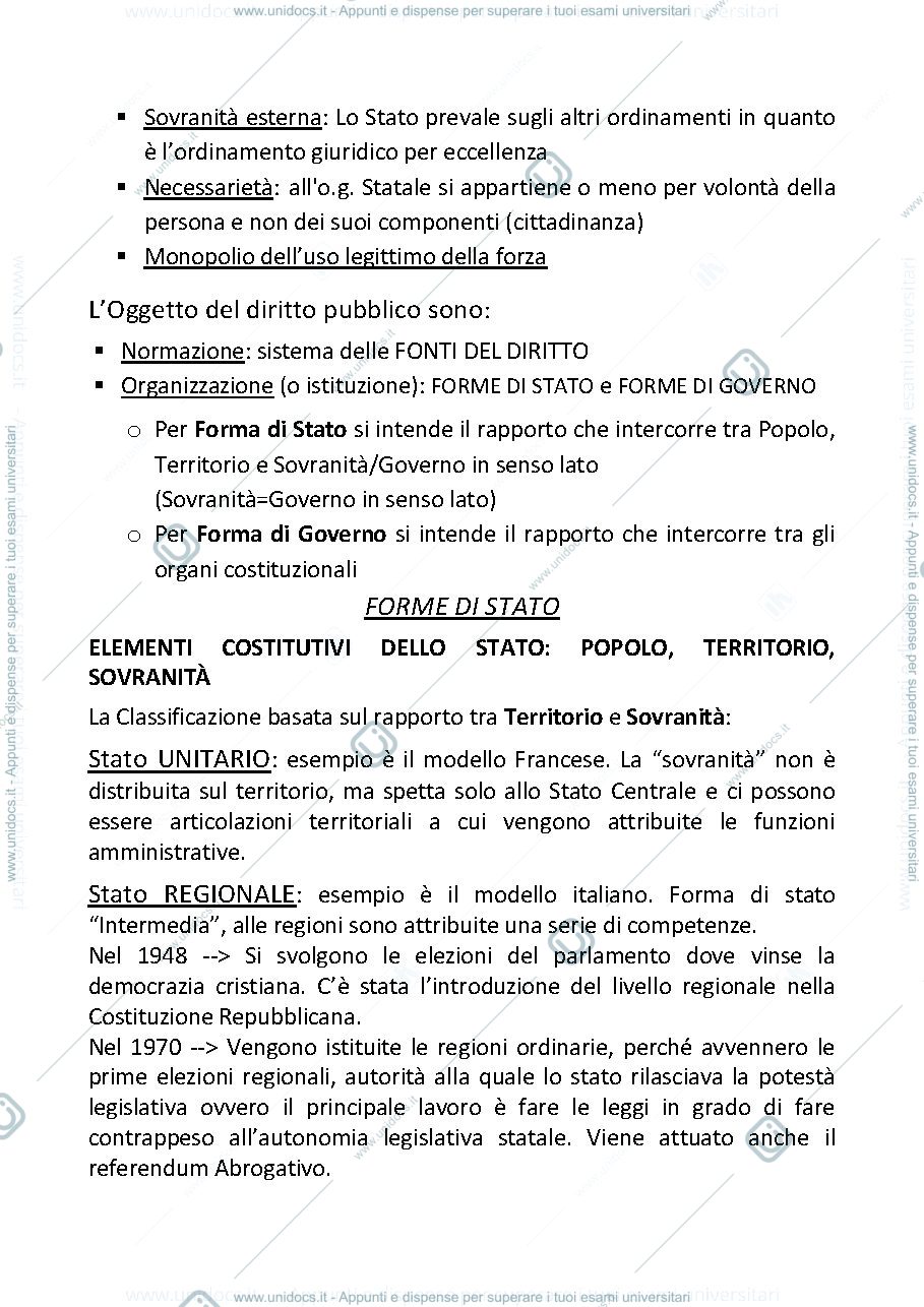 Anteprima pagina 2 — Appunti Diritto Pubblico