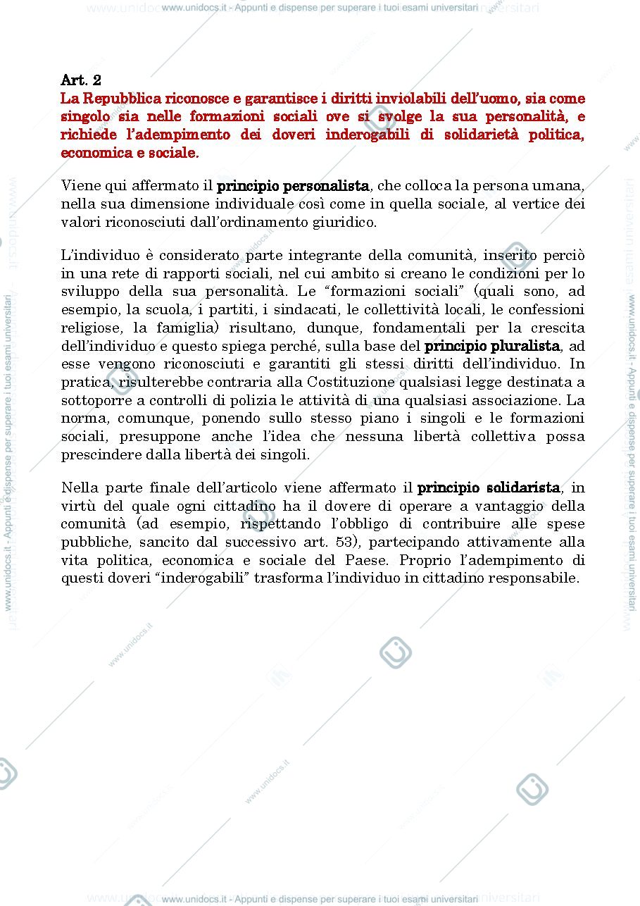 Anteprima pagina 2 — Principi fondamentali commentati 