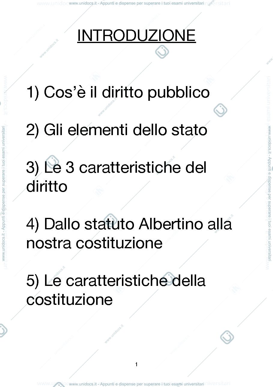 Anteprima pagina 1 — Diritto pubblico