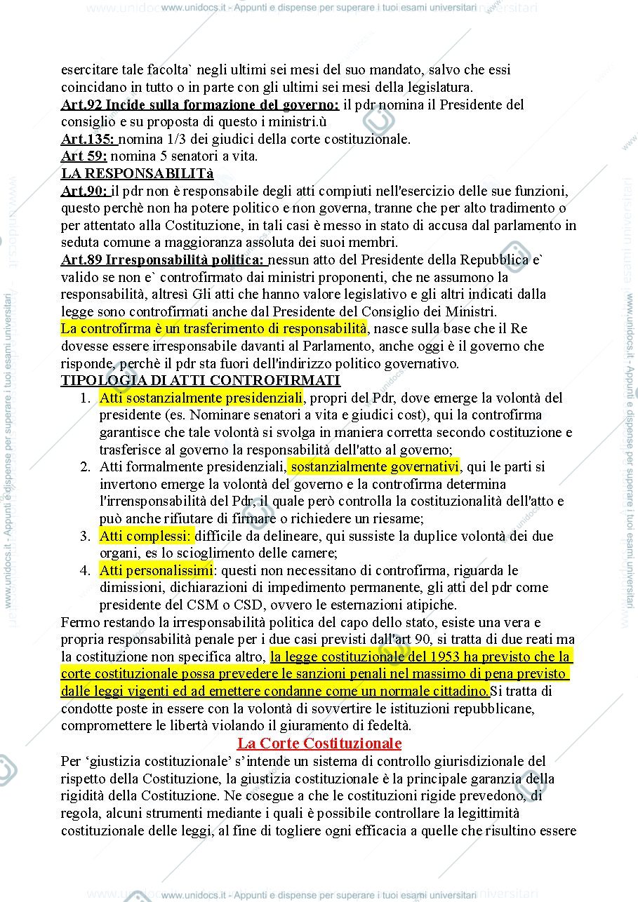 Anteprima pagina 2 — Diritto pubblico 2° parte