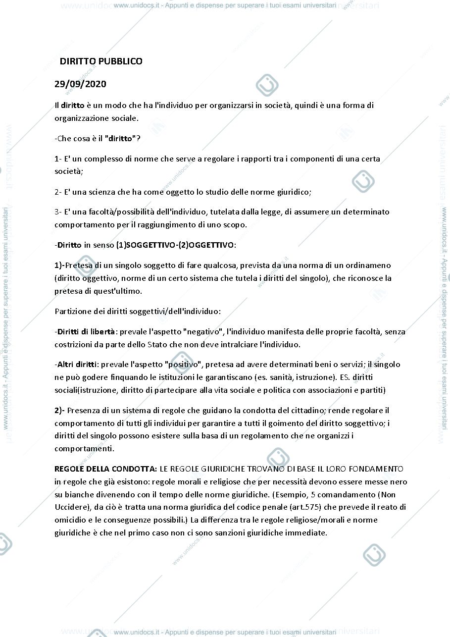 Anteprima pagina 1 — Appunti DP, Prof. Cinzia Colaluca