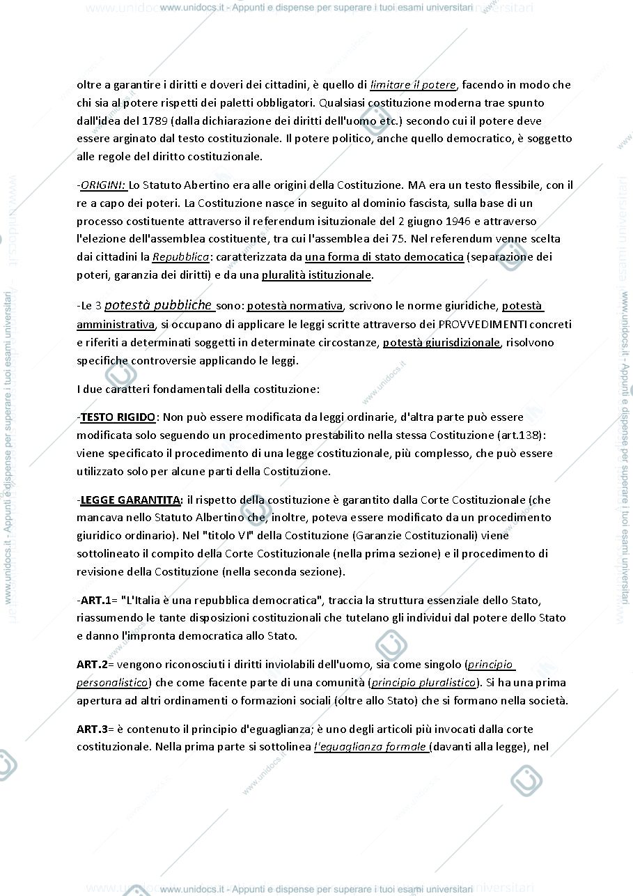Anteprima pagina 3 — Appunti DP, Prof. Cinzia Colaluca