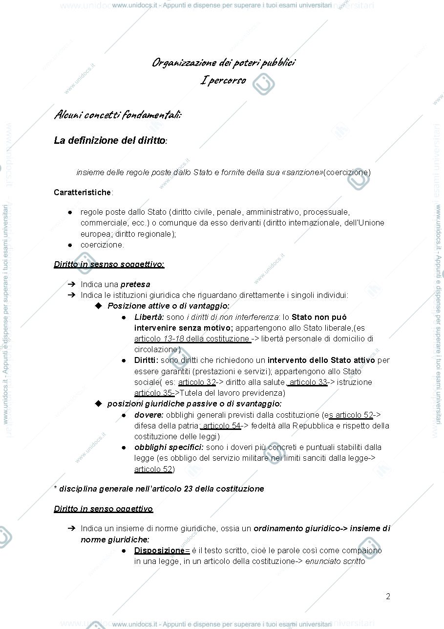 Anteprima pagina 2 — Diritto pubblico 