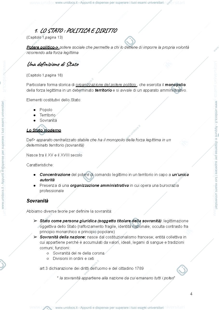 Anteprima pagina 4 — Diritto pubblico 